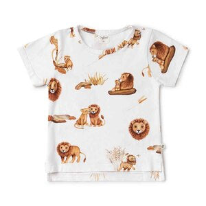 Lion Snuggle Hunny Organic Cotton Tee Shirt