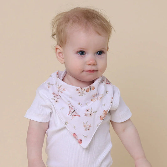 Butterfly Bandana Dribble Bib -Snuggle Hunny Kids