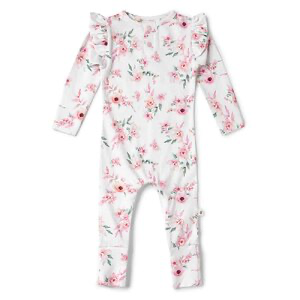 SNUGGLE HUNNY CAMILLE LONG SLEEVE ORGANIC GROWSUIT