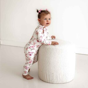 SNUGGLE HUNNY CAMILLE LONG SLEEVE ORGANIC GROWSUIT