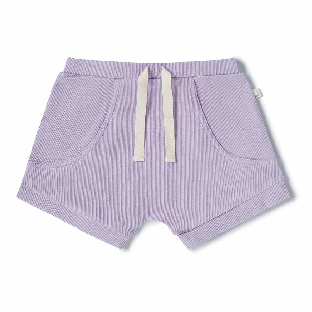 Snuggle Hunny Kids Organic Cotton Shorts - Jacaranda