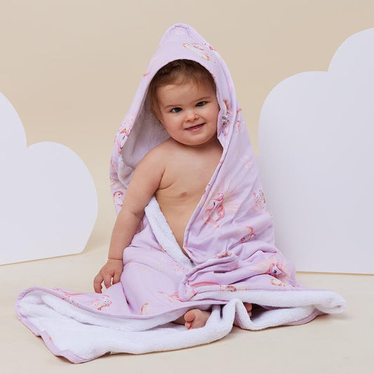 Unicorn Organic Cotton Hooded Towel - Snuggle Hunny Kids