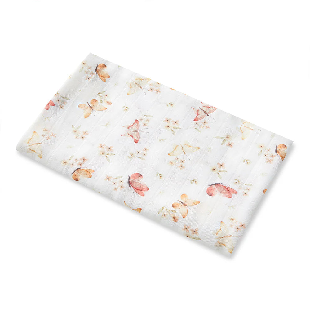 Butterfly Organic Muslin  -Snuggle Hunny Kids