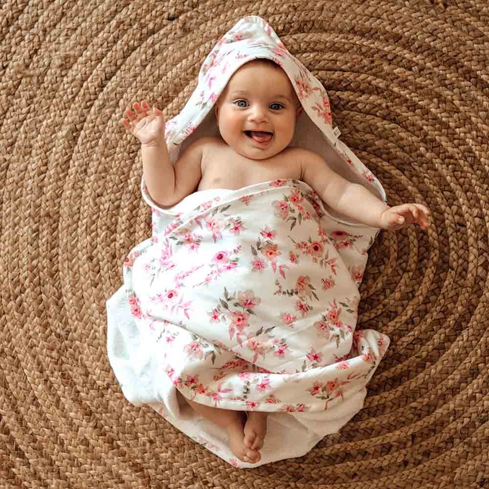 Camille Organic Cotton Hooded Towel - Snuggle Hunny Kids