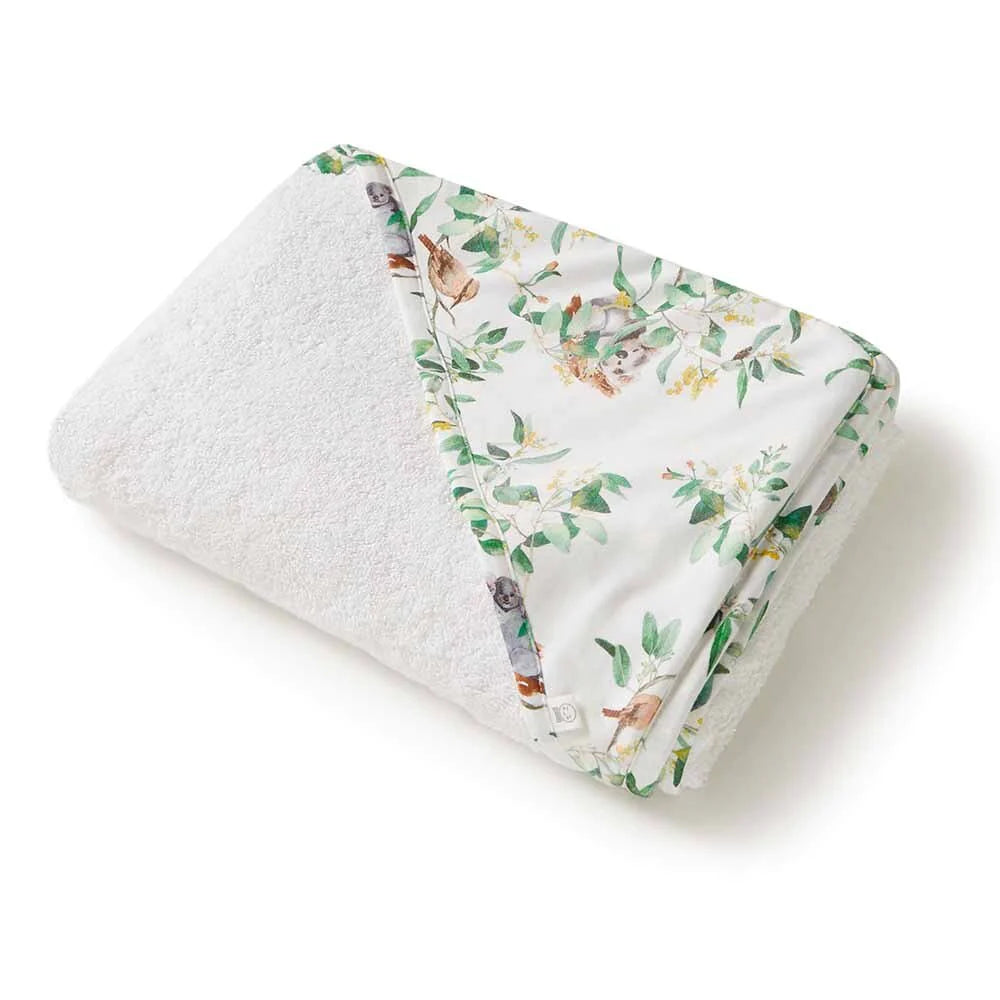 Eucalypt Organic Cotton Hooded Towel - Snuggle Hunny Kids