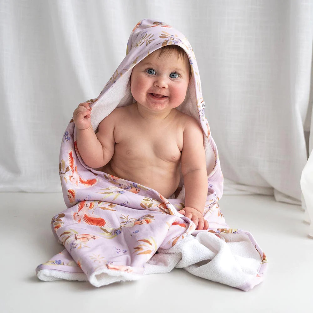 Major Mitchell Organic Cotton Hooded Towel - Snuggle Hunny Kids