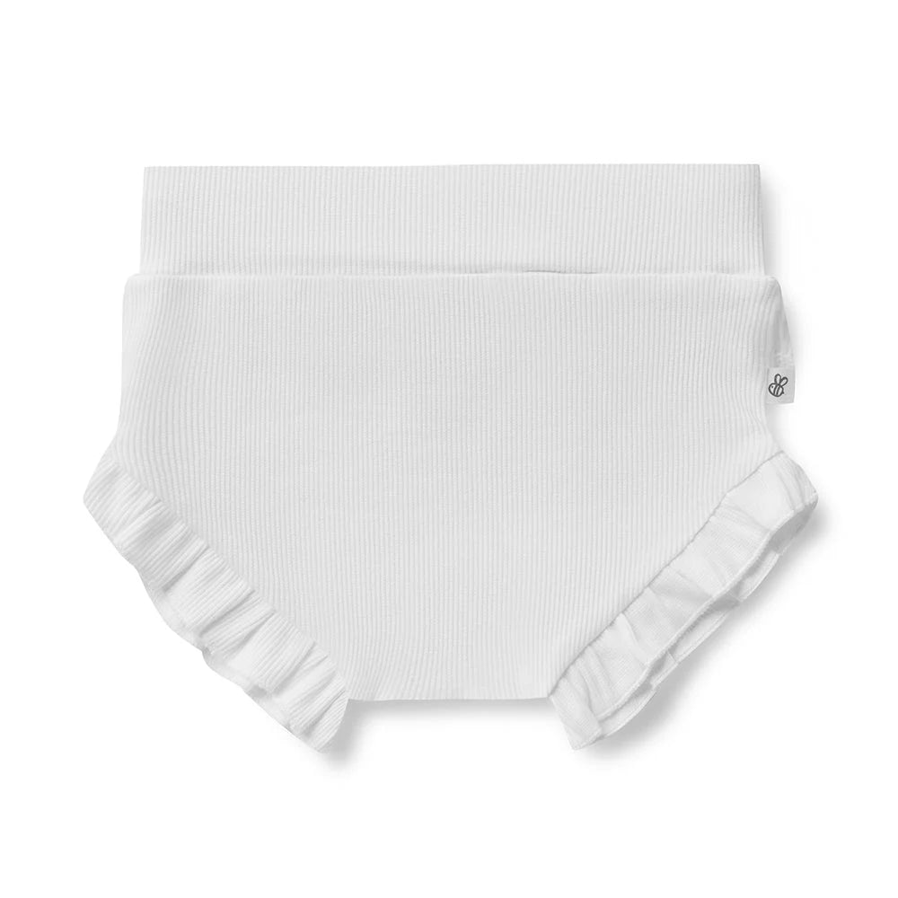 Snuggle Hunny Kids Organic Cotton High Waisted Bloomers - Milk