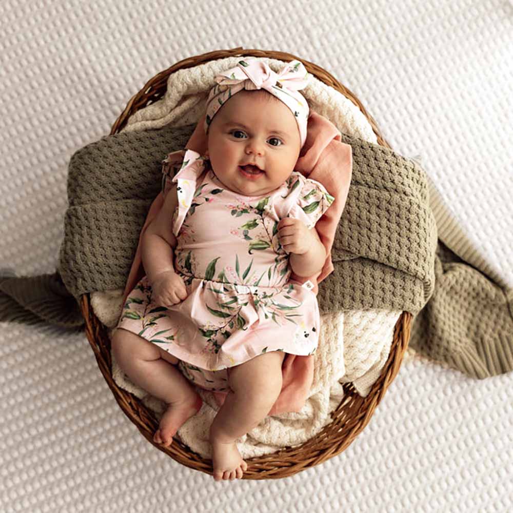 Cockatoo Organic Cotton Dress- Snuggle Hunny