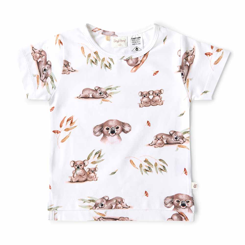 Koala Snuggle Hunny Organic Cotton Tee Shirt