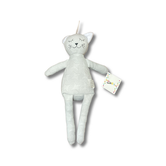 Soft Fabric Grey Cat -Baby Boo