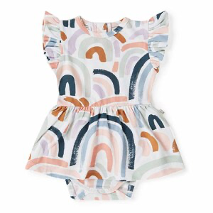 Rainbow Baby  - Snuggle Hunny Kids Organic Dress