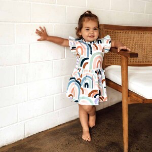 Rainbow Baby  - Snuggle Hunny Kids Organic Dress