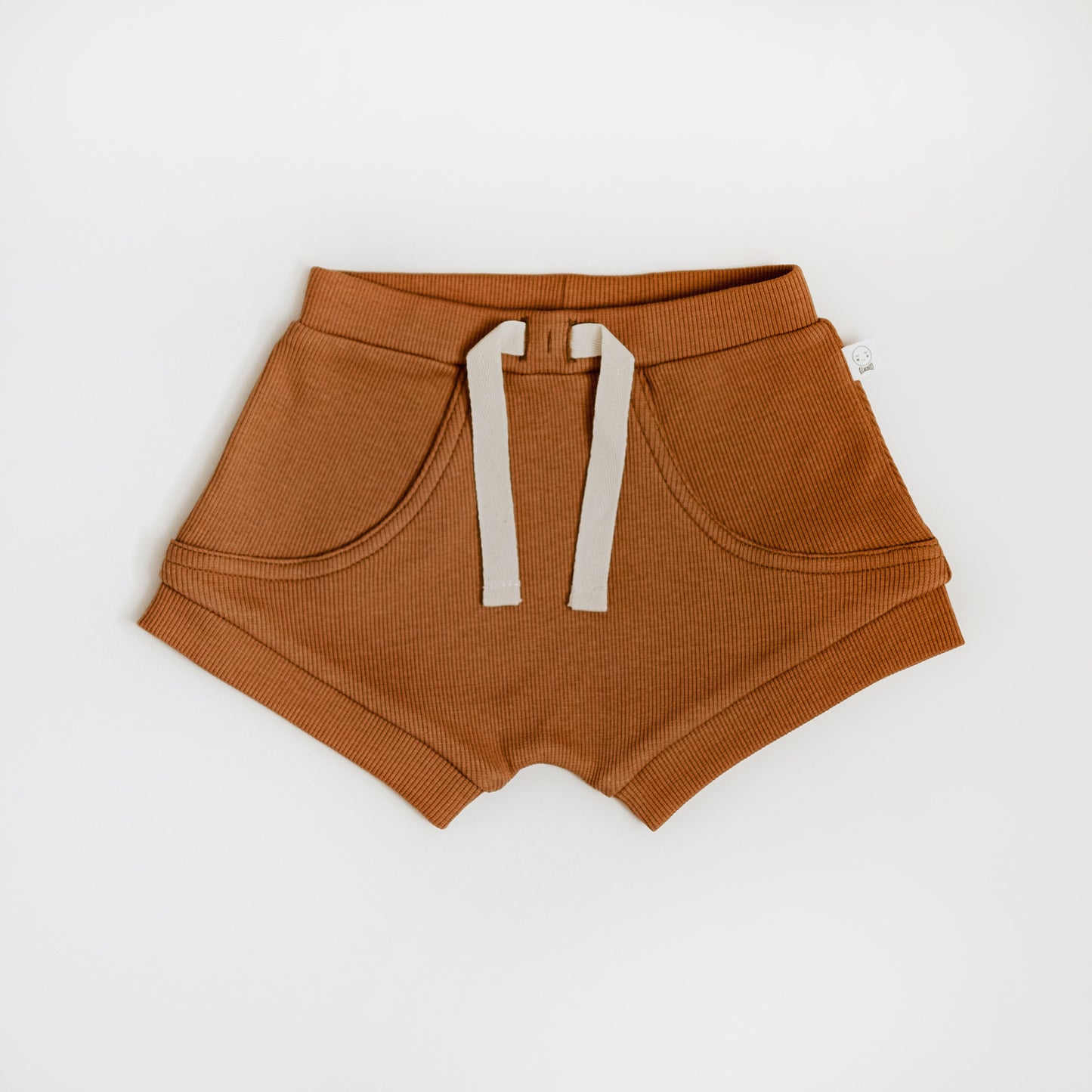 Snuggle Hunny Kids Organic Cotton Shorts - Chestnut