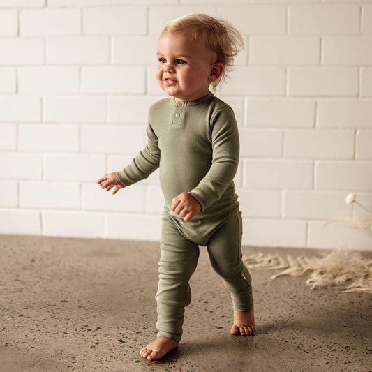 Snuggle Hunny Kids Long Sleeve Grow Suit - Dewkist