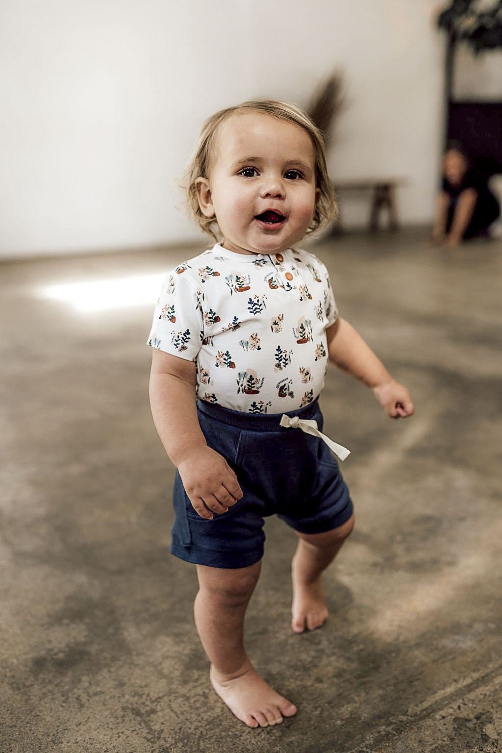 Snuggle Hunny Kids Organic Cotton Shorts - Navy