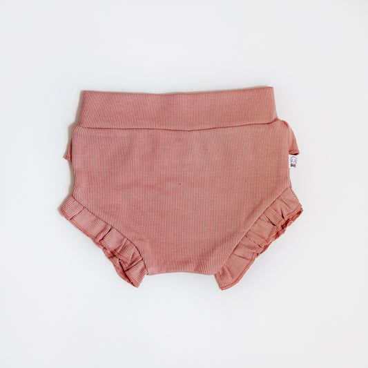 Snuggle Hunny Kids Organic Cotton High Waisted Bloomers - Rose