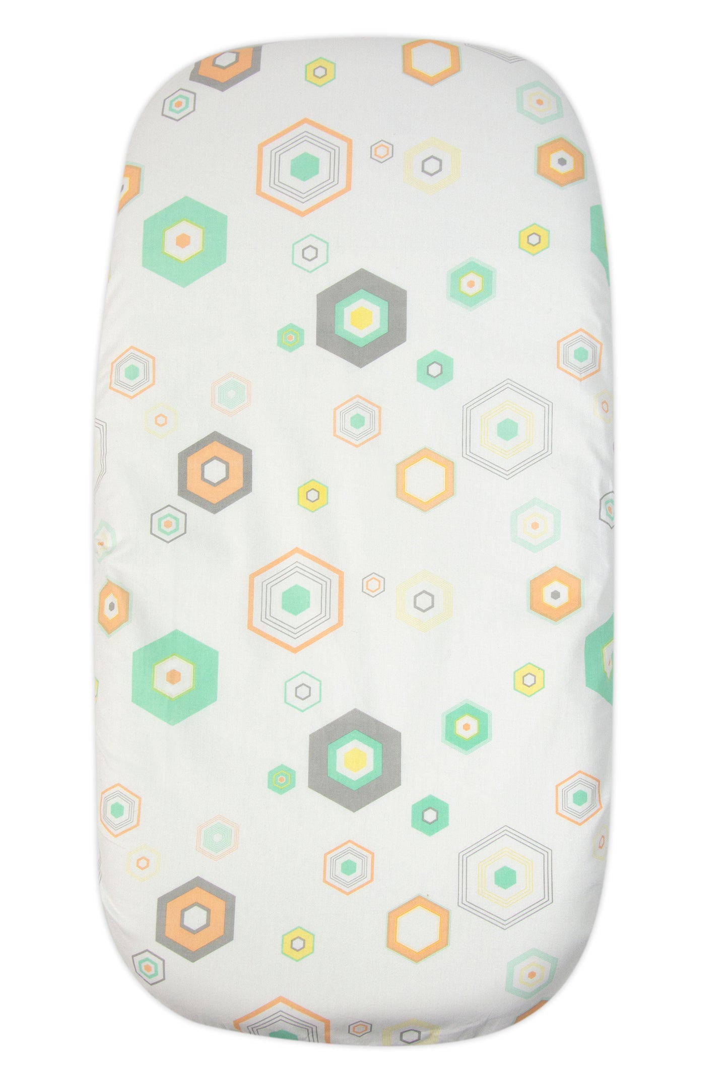 HEXAGON  FITTED COT SHEET - WEEGO